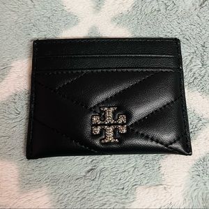 Tory Burch Quilted Leather Card Holder
